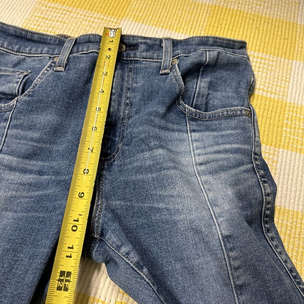 AG Jeans Farrah Ankle - High Rise Skinny Patch Blue Size 29 - Picture 9 of 13